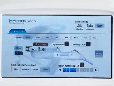 hycoox injector model setting